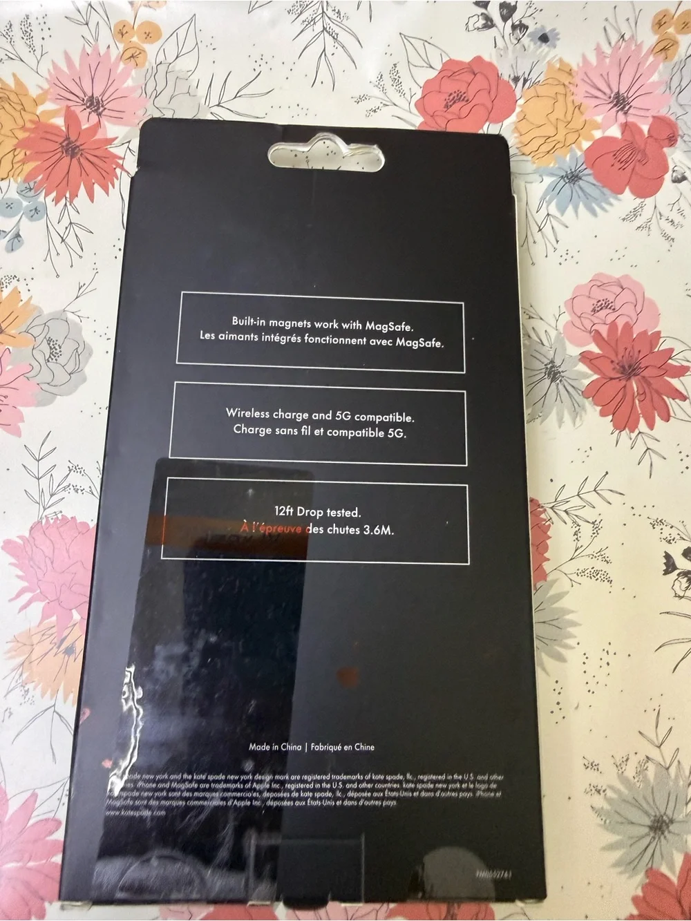 kate spade Clear Floral iPhone 16 Case